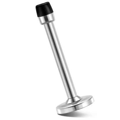 Door Stopper 6 Inch, Extra Long Door Stop, Wall Mounted, Solid Rigid Doorstops, Heavy Duty Brushed Satin Door Holder Heavy Duty Stainless Steel Door Stopper Wall Protector, Silver - size: 6 Inch x 1 Pack