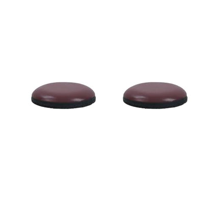 MY MIRONEY 20PCS 1" Round Chair Sliders Brown Self-Adhesive Furniture Slider Gliders Floor Protector Pads with a Clear Plastic Box - style: 1"; Brown; 20PCS