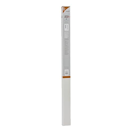 National Hardware N343-715 Bifold Door Hardware Kit 36 in Steel Track Surface Mount Adjustable White Complete Folding Closet Door Set for Doors up to 30 lbs Each - size: 36 Inch