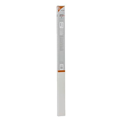 National Hardware N343-715 Bifold Door Hardware Kit 36 in Steel Track Surface Mount Adjustable White Complete Folding Closet Door Set for Doors up to 30 lbs Each - size: 36 Inch