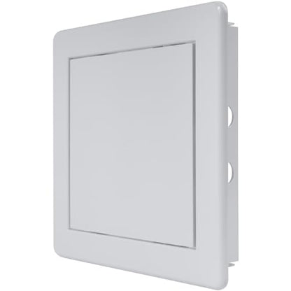 Vent Systems White ABS Plastic Access Panel 6 x 6 Inch (Cut-Out) - Access Door for Drywall, Wall, Ceiling - Electrical, Plumbing Service Wall Hole Cover - Inspection Door - 6.6 x 6.6 Inch (Outer) - size: 6 X 6 Inch / 150 X 150 Mm