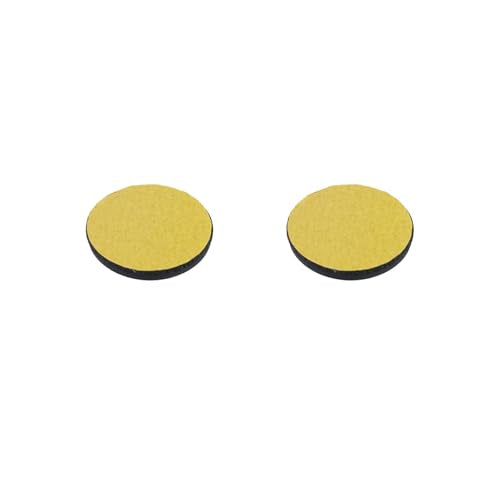 MY MIRONEY 20PCS Round Chair Sliders Black Self-Adhesive Furniture Slider Gliders Floor Protector Pads with a Clear Plastic Box, 1 Inch - style: 1"; Black; 20PCS