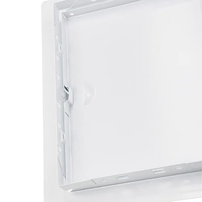 6" x 8" White Metal Access Door. Plumbing, Electricity, Heating, Alarm Wall Access Panel for Drywall - size: 6" x 8"