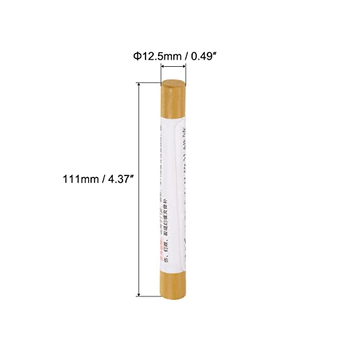 uxcell Wood Wax Filler Stick, Furniture Crayons Wooden Repair Wax Filler Stick Touch Up Wax Paint Pens for Scratches Holes Floor Laminate Tables Desks, Spanish Yellow - color: Spanish Yellow