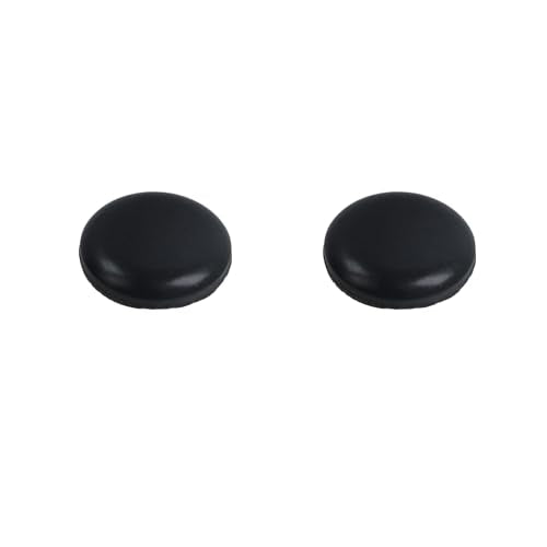 MY MIRONEY Round Chair Sliders Black Self-Adhesive Furniture Slider Gliders Floor Protector Pads with a Clear Plastic Box, 1 Inch, 40PCS - style: 1"; Black; 40PCS