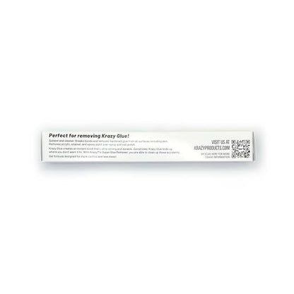 Krazy Fix Super Glue Remover, Gel Formula for Maximum Control, Removes Hardened Glue from All Surfaces (2 x 0.3 oz Tubes)