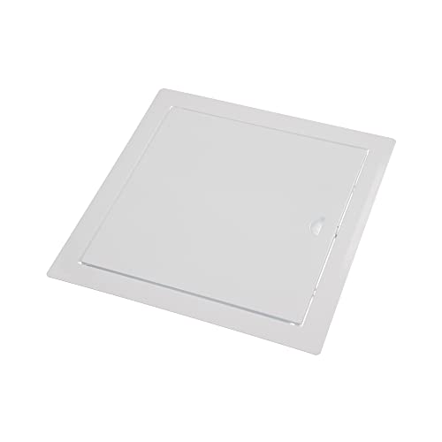 Vent Systems Access Panel for Drywall 12 x 12 Inch - Wall Hole Cover Plate - Metal Access Door with Handle - Plumbing Access Panel for Drywall - Service Shaft Crawl Space Door - Wall Access Panel - size: 12'' x 12''
