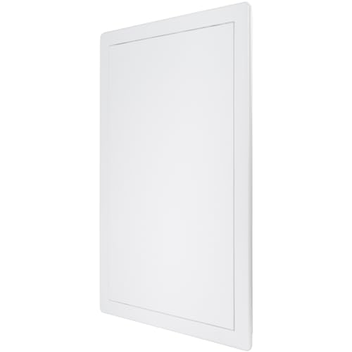 Vent Systems White ABS Plastic Access Panel 10 x 16 Inch (Cut-Out) - Access Door for Drywall, Wall, Ceiling - Electrical, Plumbing Service Wall Hole Cover - Inspection Door - 11 x 16.5 Inch (Outer) - size: 10 X 16 Inch / 250 X 400 Mm