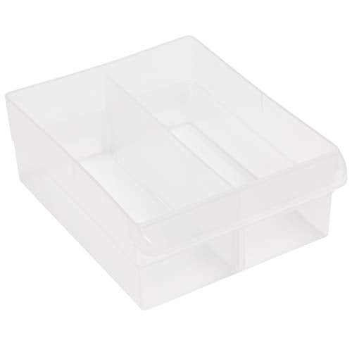 Akro-Mils 40717 Length Dividers for Plastic Storage Hardware and Craft Cabinet Large Drawers, (6-Pack), Clear - size: Large Drawer