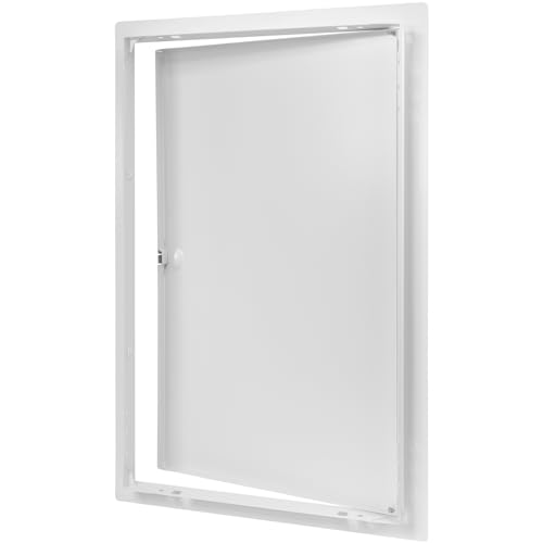 12" x 20" White Metal Access Panel, Service Shaft Door, Plumbing, Electricity Heating Alarm Wall for Drywall, Bathroom Services Hole Cover, Wall Covering - size: 12" x 20"