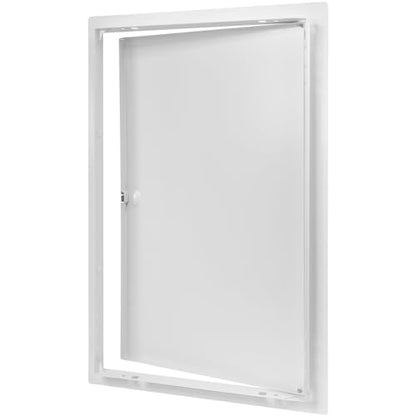 12" x 20" White Metal Access Panel, Service Shaft Door, Plumbing, Electricity Heating Alarm Wall for Drywall, Bathroom Services Hole Cover, Wall Covering - size: 12" x 20"
