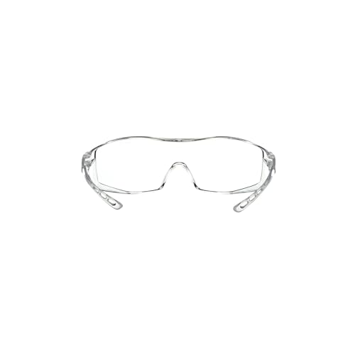 3M Eyeglass Protectors, High-Impact-Resistant Lenses, Blocks 99.9% of UV, Designed To Be Worn Over Prescription Glasses, Anti-Scratch Lenses, Clear Lenses, 1 Pack Safety Glasses (47030H1-DC)