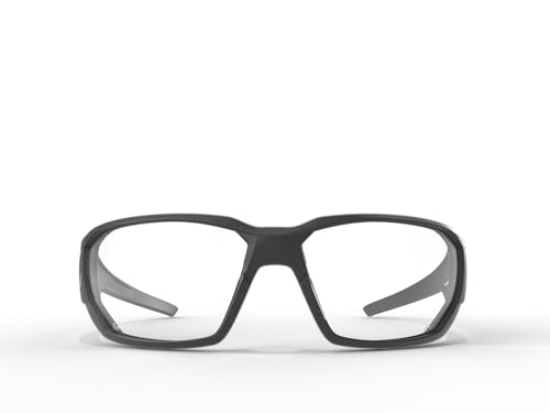 Edge TXD416 Dawson Polarized Wrap-Around Safety Glasses - color: Black, style: Standard