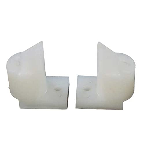 WRS 1-1/16" x 7/8" Pivot Bar Set – Left & Right Hand Pivot Bar Replacement – Tilt Window Sash Connector – Fixes Window That Won’t Tilt or Stay Balanced (White) - color: 1-1/16" Left & Right Hand Pivot Bar Set - White Nylon