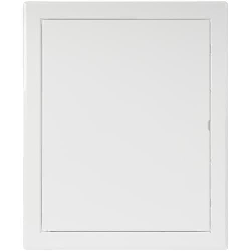 Repa Market 8 x 10 Inch Access Panel for Drywall/White Powder Coated Steel Wall Hole Cover/Door Panel/Cover Plates with Latch – Service Hatch/HVAC Access Door for Plumbing, Electrical Use - color: White, size: 8 x 10