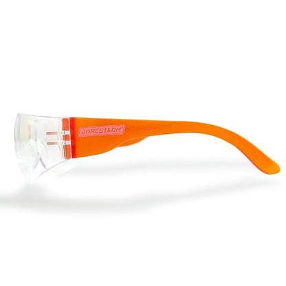 JORESTECH Safety Glasses, ANSI Z87+ Compliant, Impact-Resistant Polycarbonate Lenses, UV Protection, Anti-Scratch Coating, 12-Pack - color: Orange