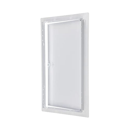 8" x 16" White Metal Access Panel, Service Shaft Door, Plumbing, Electricity Heating Alarm Wall for Drywall, Bathroom Services Hole Cover, Wall Covering - size: 8" x 16"