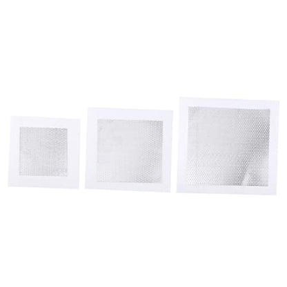 3pcs Self-Adhesive Wall Repair Patch Kit Drywall Repair Stickers for Quick Hole Mending Lightweight Mesh for Smooth Finish for Home Decor and Damage Restoration