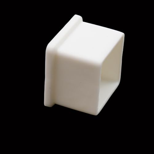 Antrader 12PCS White Furniture Pads,1" x 1" Rubber PVC Furniture Leg Caps,Table Chair Leg Foot End Caps Covers Protectors - color: White, size: 1" x 1"