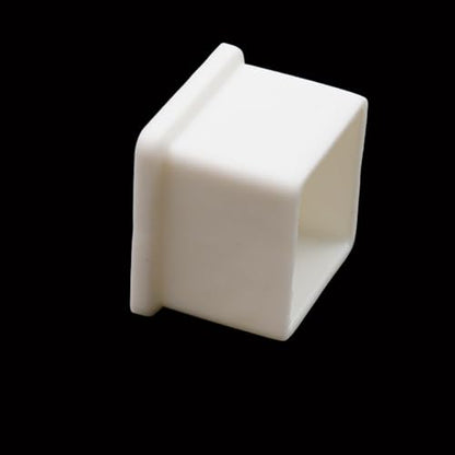 Antrader 12PCS White Furniture Pads,1" x 1" Rubber PVC Furniture Leg Caps,Table Chair Leg Foot End Caps Covers Protectors - color: White, size: 1" x 1"