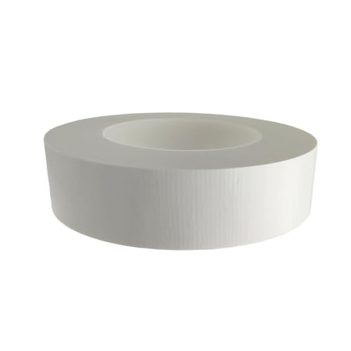 Multi-Purpose Duct Tape 1 Inch x 33 Yards, Heavy Duty, Waterproof, Great for Repairs, Packaging, Arts Crafts and DIY Projects (White) - color: White