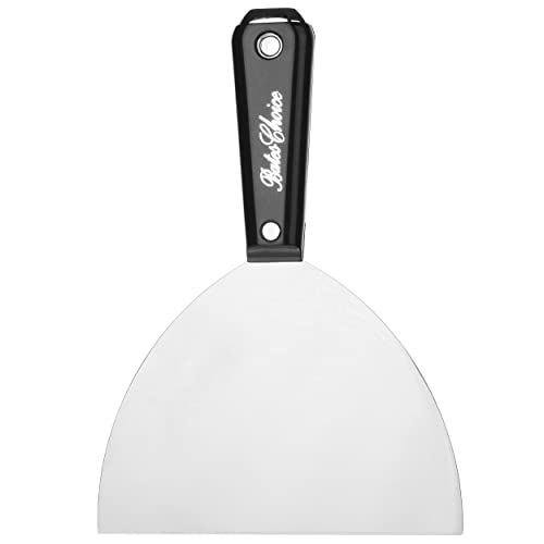 Bates 6 Inch Flexible Drywall Spackle Knife - Paint & Metal Scraper, Wall & Putty Scraper - color: Black, size: 6 Inch