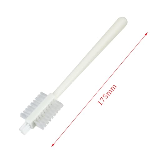 ZYAMY 10PCS Juicer Cleaning Brushes 17.5cm/6.9in Long Double Sided Brushes for Bottles Glassware Multi Purpose for Cleaning Appliances Tile Grout Window Tracks and Sinks