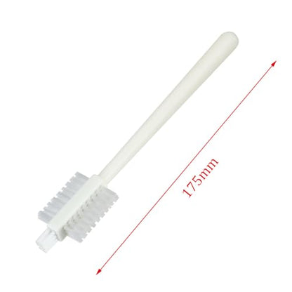 ZYAMY 10PCS Juicer Cleaning Brushes 17.5cm/6.9in Long Double Sided Brushes for Bottles Glassware Multi Purpose for Cleaning Appliances Tile Grout Window Tracks and Sinks