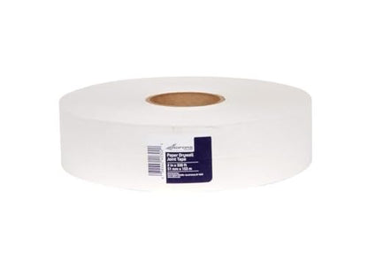 Saint-Gobain ADFORS FDW6619-U FibaTape Paper Drywall Joint Tape 2-Inch x 500-Feet, White - size: 500-Feet