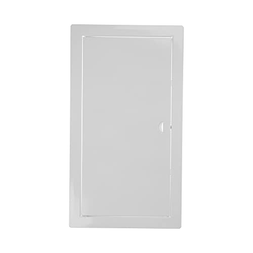 Vent Systems Access Panel for Drywall 8 x 16 Inch - Wall Hole Cover Plate - Metal Access Door with Handle - Plumbing Access Panel for Drywall - Service Shaft Crawl Space Door - Wall Access Panel - size: 8'' x 16''