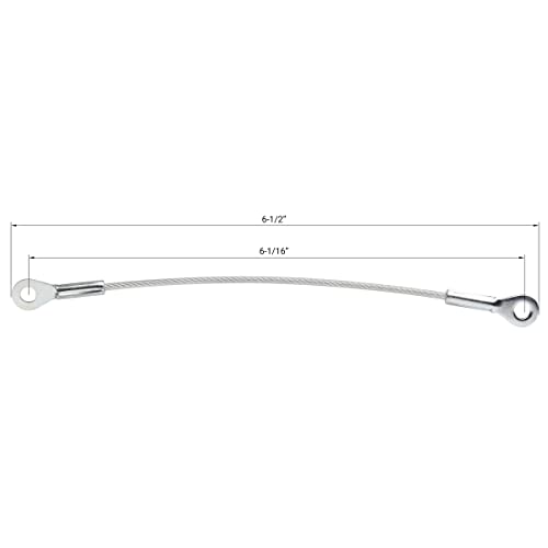 2 Pack Rok Hardware Cabinet Door Restraint Limit Kit, Door Stays, Reduces Restricts Opening Angle, Zinc Finish, Screws and Washers Included, R0006
