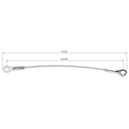 2 Pack Rok Hardware Cabinet Door Restraint Limit Kit, Door Stays, Reduces Restricts Opening Angle, Zinc Finish, Screws and Washers Included, R0006