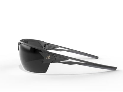 EDGE Pumori Z87 Safety Rated, Adjustable TPR With Anti-Slip Features, Flexible Polycarbonate Frames with Nylon Lenses - color: Matte Black