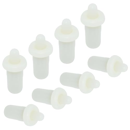 Aifeier ET 8 Pieces Cabinet Door Repair Pins Damper Replacement Repair Pins Blinds Spring Loaded Furniture Fittings Door Spring Parts, White - color: White-Plastic