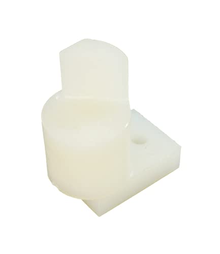 WRS 1-1/16" x 7/8" Pivot Bar Set – Left & Right Hand Pivot Bar Replacement – Tilt Window Sash Connector – Fixes Window That Won’t Tilt or Stay Balanced (White) - color: 1-1/16" Left & Right Hand Pivot Bar Set - White Nylon