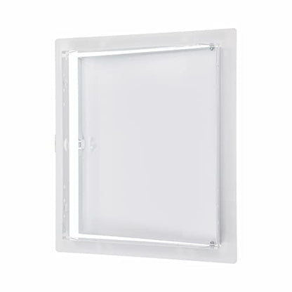 10" x 12" White Metal Access Panel, Service Shaft Door, Plumbing, Electricity Heating Alarm Wall for Drywall, Bathroom Services Hole Cover, Wall Covering - size: 10" X 12"