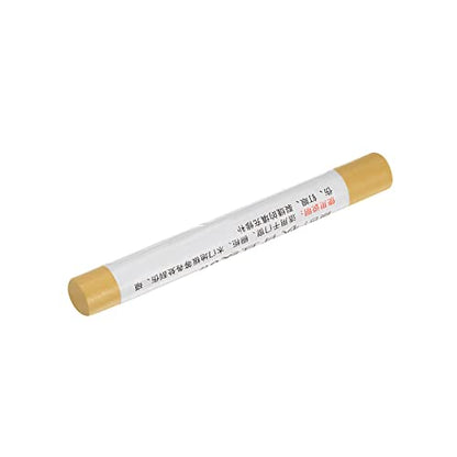 uxcell Wood Wax Filler Stick Furniture Crayons Wooden Repair Wax Filler Stick Touch Up Wax Paint Pens for Scratches Holes Floor Laminate Tables Desks Light Earth Yellow - color: Light Earth Yellow