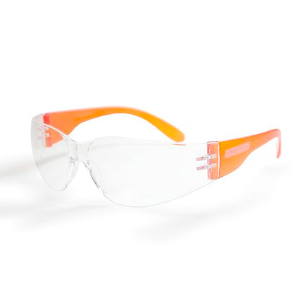 JORESTECH Safety Glasses, ANSI Z87+ Compliant, Impact-Resistant Polycarbonate Lenses, UV Protection, Anti-Scratch Coating, 12-Pack - color: Pink, Red, Yellow, Orange, Purple, Green