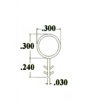 WRS Kerf Mounted Bulb Seal Weatherstripping for Windows – TPE Push-in Window Seal Replacement, Compression Bulb Gasket for Wood Windows & Casement Frames (24 ft Roll) - color: 24 Ft Roll - Kerf Mounted Bulb Seal