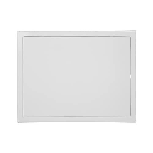 Repa Market 16 x 12 Inch Access Panel for Drywall/White Powder Coated Steel Wall Hole Cover/Door Panel/Cover Plates with Latch – Service Hatch/HVAC Access Door for Plumbing, Electrical Use - color: White, size: 16 x 12