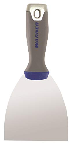 Warner 4" ProGrip Flex Putty Knife, Stainless Steel with Hammer Cap, 90664 - size: 4 Inch, style: Flex, Stainless Steel