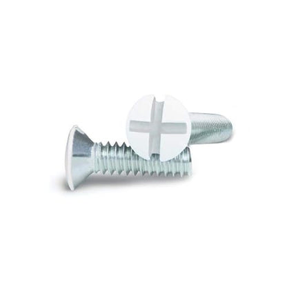 Cmple - 1 Gang Blank Wall Plate, Standard Size, Polycarbonate Thermoplastic Panel GFCI Wall Plate with Screws - White - color: Blank 1 Gang White, size: Single