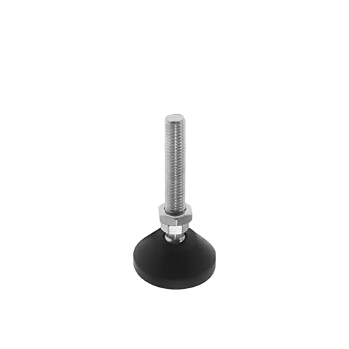 Adjustable Leveling Feet, Furniture Glide Swivel Leveling, 4PCS Swivel Furniture Levelers Legs, Heavy Duty Table Leg Extenders Glide for Chairs Workbench Cabinets Workbench Shelving Rack - size: M10 × 50mm × 80mm