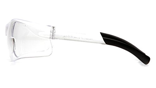 Pyramex Ztek Safety Glasses ANSI Z87+ - color: Clear Frame/Clear Anti -Fog Lens, size: One Size (Single)