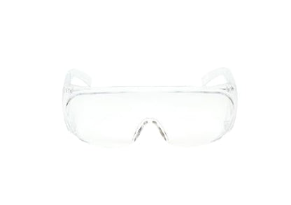 Calabria Fit Over Safety Glasses | Polarized Sunglasses Over Glasses | Wrap Around Anti-Fog | Scratch Resistant | Unisex - color: Clear
