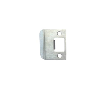 QCAA Extended Lip Strike, 2''X2-1/4, Brush Satin Nickel, 1 Pack, Made in Taiwan - color: Brush Satin Nickel, size: 1 Pack