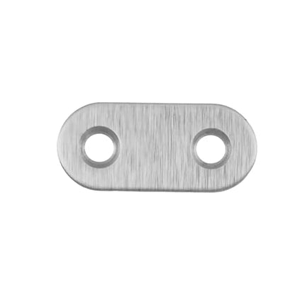 Woogim 40PCS Flat Straight Brace Stainless Steel Flat Plate Straight Brackets Furniture Repair Connecting Plate for Bookshelf, Table and Chair Repair,1.41"*0.62"/36 * 16mm-2 Holes Screws Included