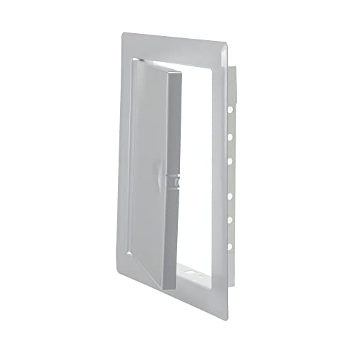 Vent Systems Access Panel for Drywall 6 x 8 Inch - Wall Hole Cover Plate - Metal Access Door with Handle - Plumbing Access Panel for Drywall - Service Shaft Crawl Space Door - Wall Access Panel - size: 6'' x 8''