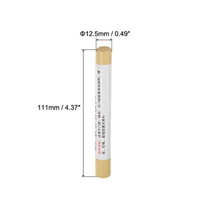 uxcell Wood Wax Filler Stick, Furniture Crayons Wooden Repair Wax Filler Stick Touch Up Wax Paint Pens for Scratches Holes Floor Laminate Tables Desks, Mineral Yellow - color: Mineral Yellow