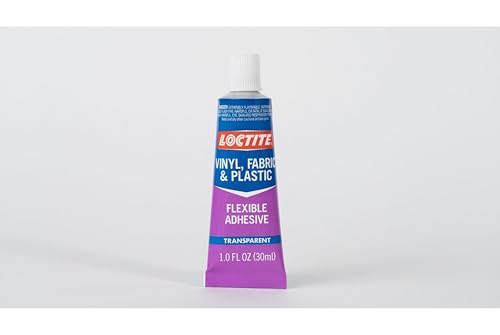 Loctite Vinyl Fabric & Plastic Repair Flexible Adhesive, 1 oz, Pack of 6, Squeeze Tube